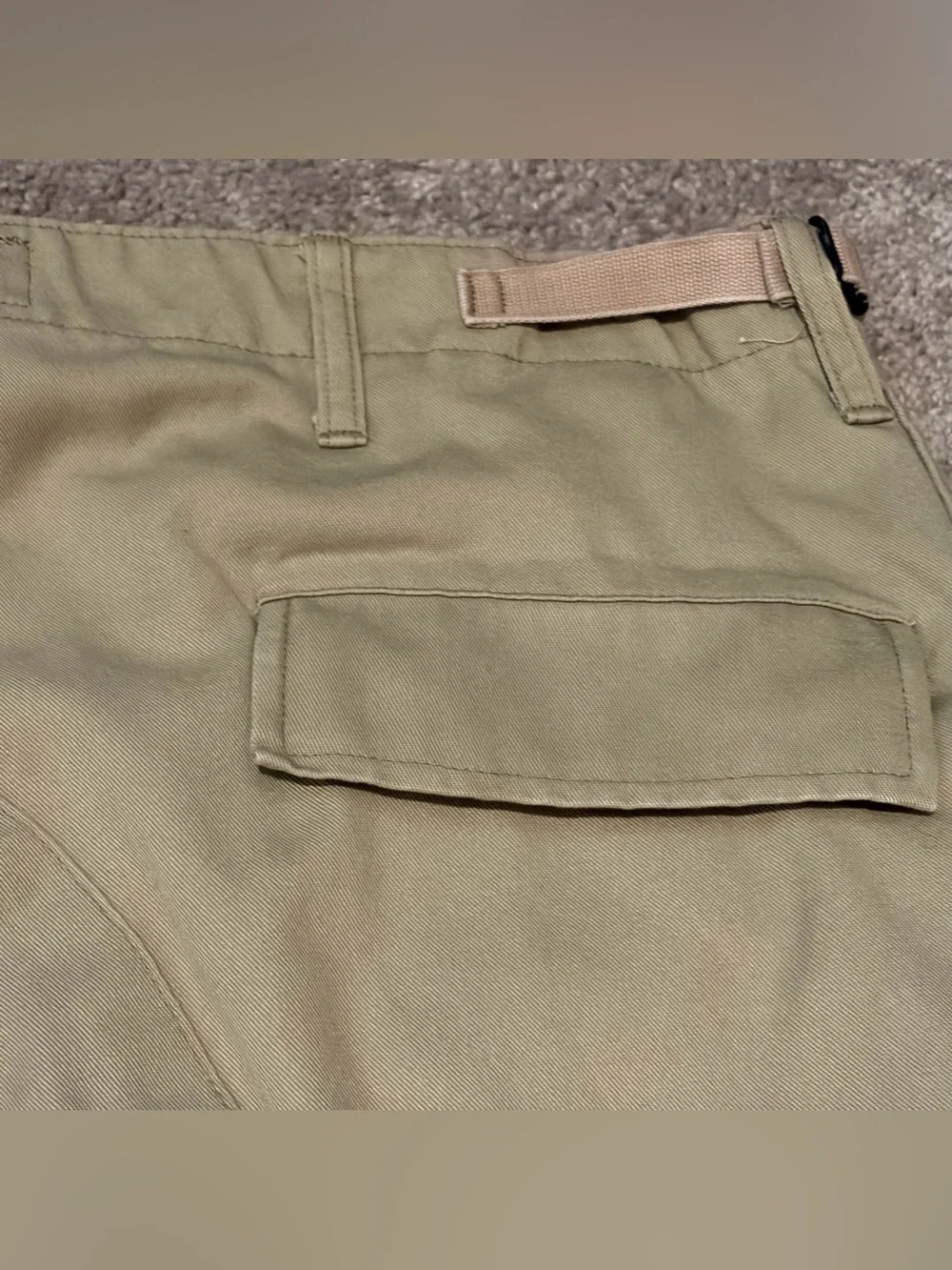 Propper Men's Khaki Cargo Combat Pants Tactical Utility Adjustable Size Large